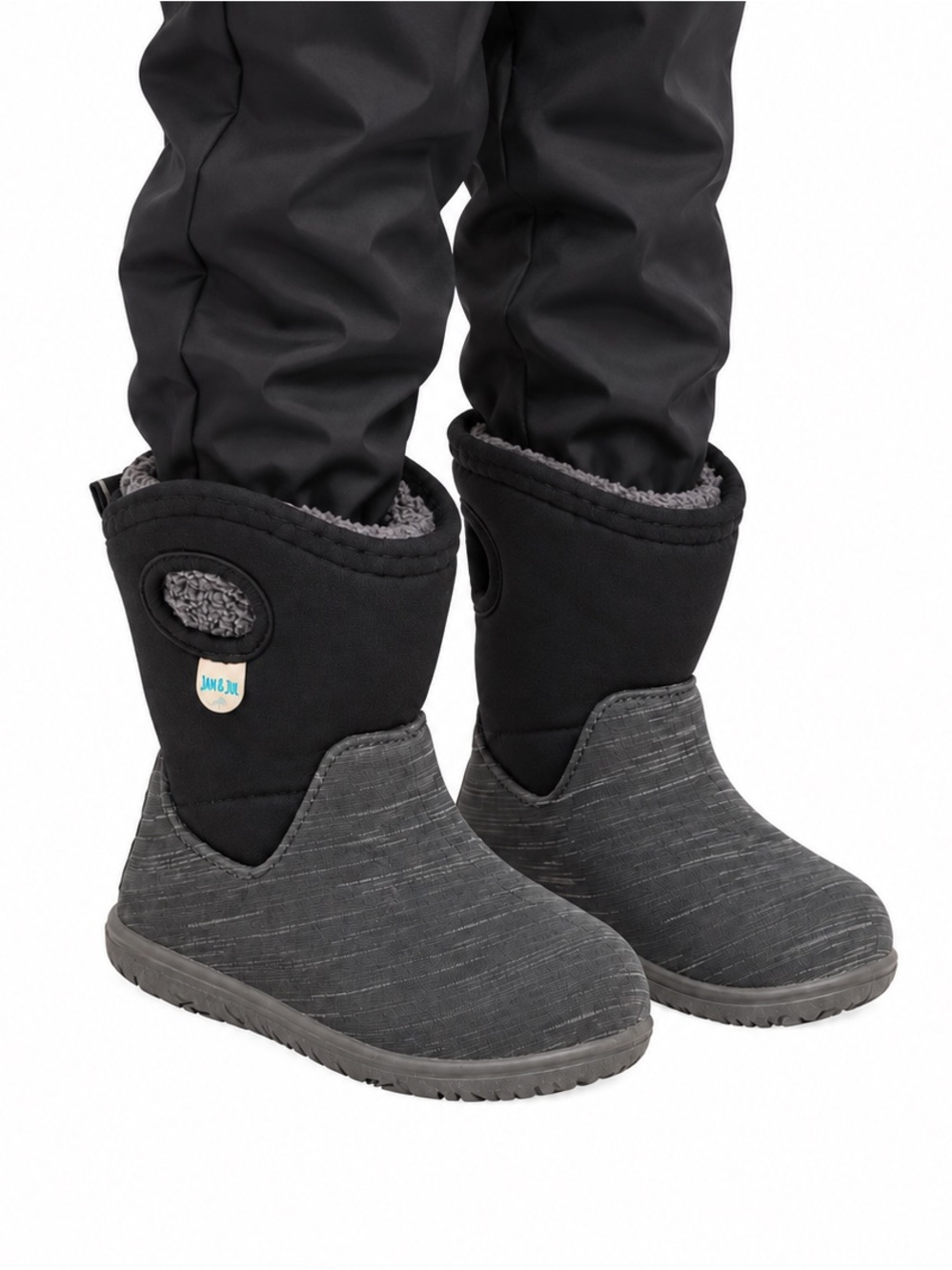 Size 6 Jan & Jul Kids Toasty-Dry Lite Waterproof Winter Boots Black Birch